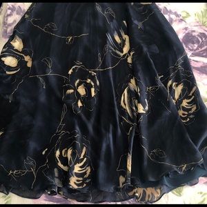 Dana Buchman silk skirt